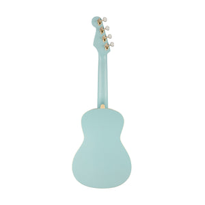 Fender Avalon Tenor Ukulele, Walnut FB, Daphne Blue