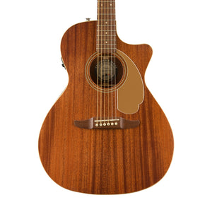 Fender FSR California Newporter Player Medium-Sized Acoustic Guitar, Walnut FB, All-Mahogany
