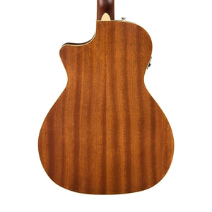 Fender FSR California Newporter Player Medium-Sized Acoustic Guitar, Walnut FB, All-Mahogany