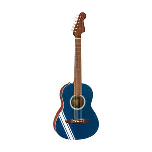 Fender FSR Sonoran Mini Acoustic Guitar w/Competition Stripes, Lake Placid Blue