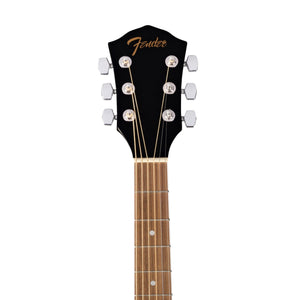 Fender FA-125 Dreadnought Acoustic Guitar w/Gig Bag, Walnut FB, Black