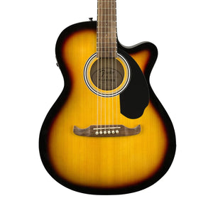 Fender FA-135CE Concert Acoustic Guitar, Walnut FB, Sunburst