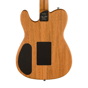 Fender FSR American Acoustasonic Telecaster Guitar w/Bag, Ebony FB, Shell Pink