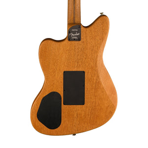Fender American Acoustasonic Jazzmaster All Mahogany Acoustic-Electric Gtr w/Bag, Ebony FB, Natural