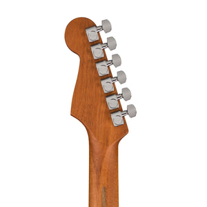 Fender American Acoustasonic Jazzmaster All Mahogany Ac-Elec Gtr w/Bag, Ebony FB, Bourbon Burst