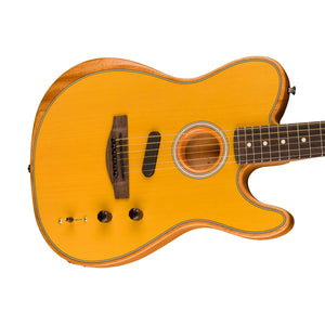Fender Acoustasonic Player Telecaster Electric Guitar, Butterscotch Blonde