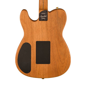 Fender FSR American Acoustasonic Telecaster Acoustic Guitar w/bag, Ebony FB, Blue Flower