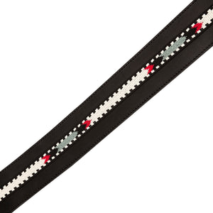 Fender Paramount Acoustic Guitar Leather Strap, Black