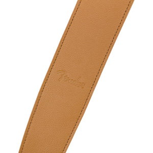 Fender 2.5 inch Limited Edition Leather Guitar Strap, Laurel Tan