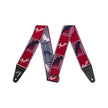 Fender WeighLess Monogram Guitar Strap, Red