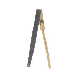 Fender 2inch Reversible Suede Guitar Strap, Gray/Tan