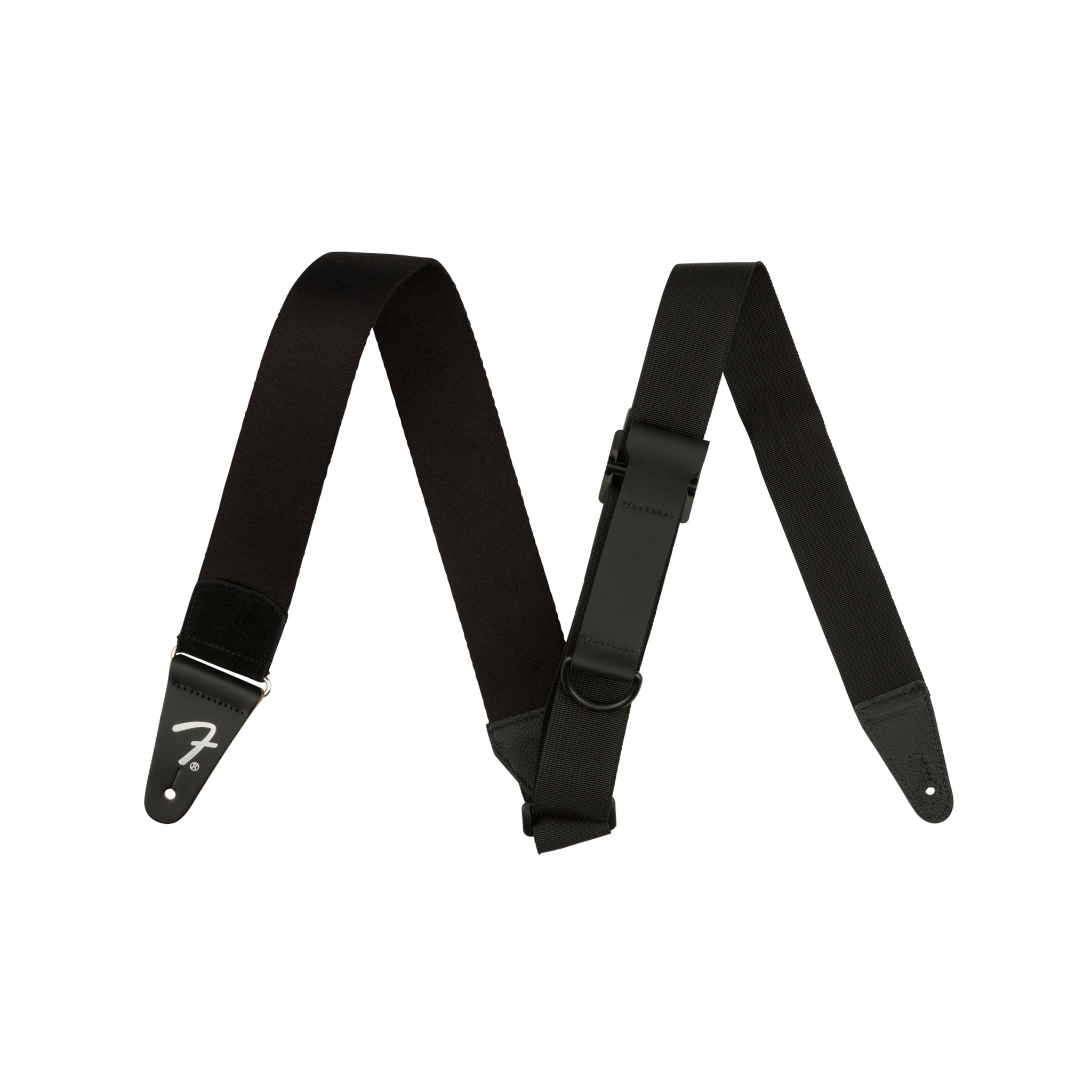 Fender Right Height Guitar Strap, Black Rayon