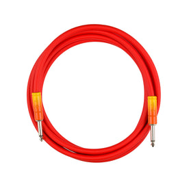 Fender Ombre Series Instrument Cable, 10 ft Straight/Straight, Tequila Sunrise