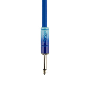 Fender Ombre Series Instrument Cable, 10 ft Straight/Straight, Belair Blue