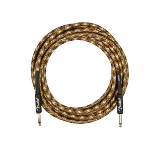 Fender Professional Series Instrument Cable, 18.6inch Straight/Straight, Desert Camo