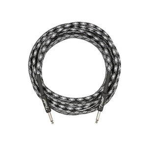 Fender Professional Series Instrument Cable, 18.6inch Straight/Straight, Winter Camo