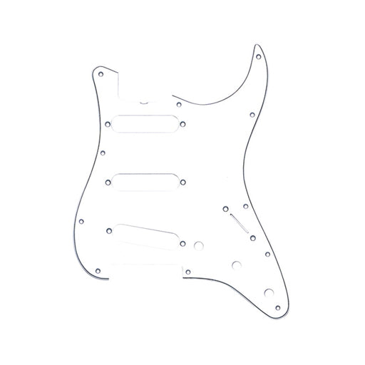 Fender 11-Hole Vintage Style 60s Stratocaster, SSS, 3-Ply, White