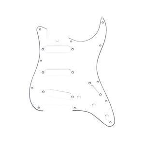 Fender 11-Hole Vintage Style 60s Stratocaster, SSS, 3-Ply, White