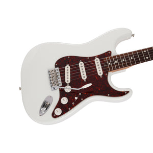 Fender Japan Traditional II 60s Stratocaster Electric Guitar, Roasted Maple Neck / RW FB, Olympic White