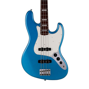 Fender Japan Traditional II Late 60s Jazz Bass Guitar, RW FB, Lake Placid Blue