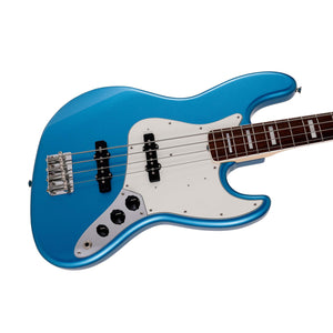 Fender Japan Traditional II Late 60s Jazz Bass Guitar, RW FB, Lake Placid Blue