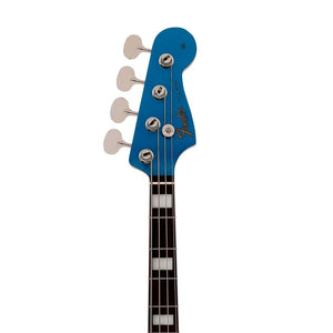 Fender Japan Traditional II Late 60s Jazz Bass Guitar, RW FB, Lake Placid Blue
