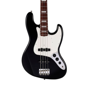 Fender Japan Traditional II Late 60s Jazz Bass Guitar, RW FB, Black
