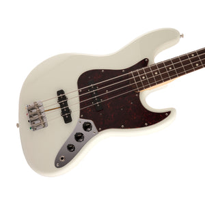 Fender Japan Heritage 60s Jazz Bass Guitar, RW FB, Olympic White