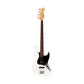Fender Japan Hybrid II Jazz Bass Guitar, RW FB, Arctic White