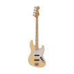 Fender Japan Hybrid II Jazz Bass Guitar, Maple FB, Vintage White