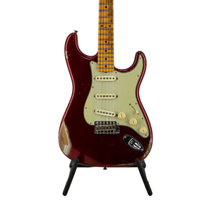 Fender Custom Shop Ltd Ed Andy Hicks Masterbuilt 1962 Stratocaster Relic Guitar, Poison Apple Red