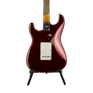 Fender Custom Shop Ltd Ed Andy Hicks Masterbuilt 1962 Stratocaster Relic Guitar, Poison Apple Red