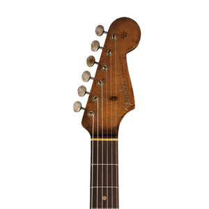 Fender Custom Shop Ltd Ed Roasted 1961 Super Heavy Relic Strat, Aged Black over 3-Color Sunburst