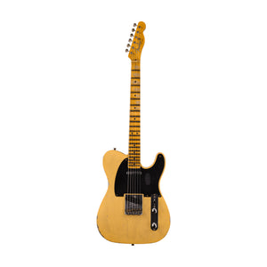 Fender Custom Shop 1952 Telecaster Relic Electric Guitar, Aged Nocaster Blonde