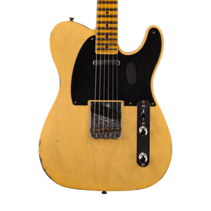 Fender Custom Shop 1952 Telecaster Relic Electric Guitar, Aged Nocaster Blonde