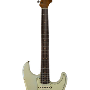 Fender Custom Shop Ltd Ed 1963 Stratocaster Relic Electric Guitar, Super Faded Sonic Blue