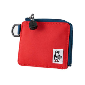 Chums Recycle L-Shaped Zip Wallet, Red