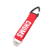 Chums Recycled Chums Keychain, Red