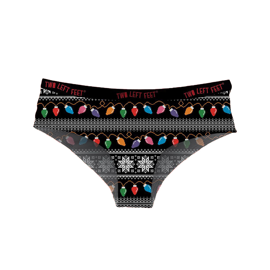Two Left Feet: Women's All Lit Up Christmas Undies
