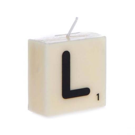 Boxer Letter Candle - L
