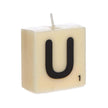 Boxer Letter Candle - U