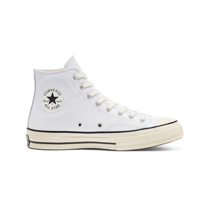Converse Chuck Taylor All Star 70 Hi Colour Leather Sneaker, White/Black/Egret