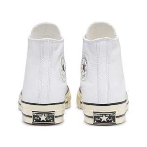 Converse Chuck Taylor All Star 70 Hi Colour Leather Sneaker, White/Black/Egret