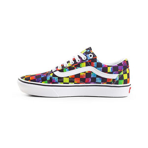 Vans UA ComfyCush Old Skool Sneaker, Tie-Dye Checker