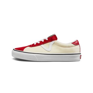 Vans UA Vans Sport Sneaker, Racing Red/Classic White