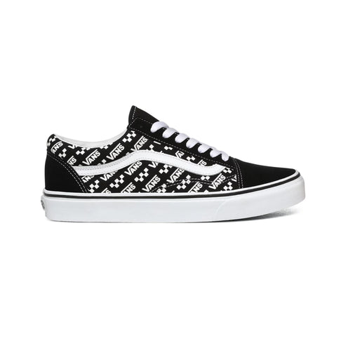 Vans UA Logo Repeat Old Skool Sneaker, Black