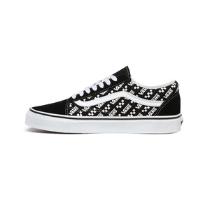 Vans UA Logo Repeat Old Skool Sneaker, Black