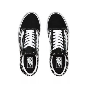 Vans UA Logo Repeat Old Skool Sneaker, Black