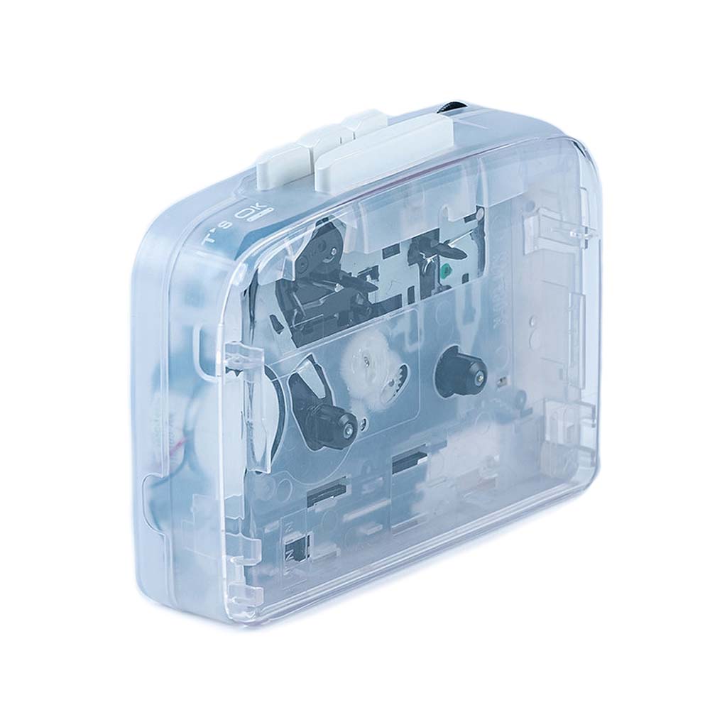 NINM Lab IT'S OK TOO Bluetooth 5.0 Stereo Cassette Player, White