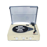 Gadhouse Brad Record Player with BT 5.0, Ivory
